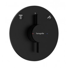 Hansgrohe Duoturn S Смесител за вграждане черен мат комплект 75418670 + 01500180