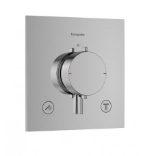 Hansgrohe Ecostat Comfort E Термостатичен смесител за вграждане с две функции хром комплект 33711000 + 01500180