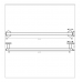 Hansgrohe LOGIS UNIVERSAL Държач за кърпи 65 см. хром 41716000