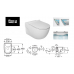 Roca Meridian Compact Rim + Active one казанче и бутон + дъска забавено падане 