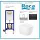 Roca Ona Rim + Duplo Neo казанче и бутон + дъска забавено падане