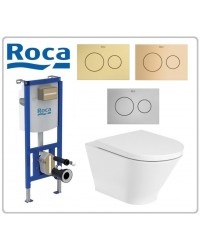 Roca The Gap Round Rim + Duplo S казанче и бутон по избор