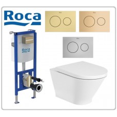 Roca The Gap Round Rim + Duplo S казанче и бутон по избор