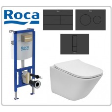 Roca The Gap Square Compact Rim + Duplo S казанче и бутон по избор