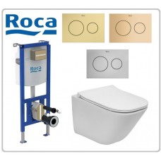 Roca The Gap Square Compact Rim + Duplo S казанче и бутон по избор