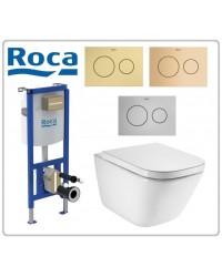 Roca The Gap Square Rim + Duplo S казанче и бутон по избор
