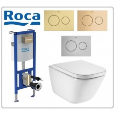 Roca The Gap Square Rim + Duplo S казанче и бутон по избор