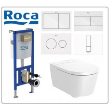 Roca Inspira Round Rim + Duplo S казанче и бял бутон