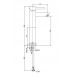 Stick смесител за мивка висок хром SK071HCR120 - Paffoni